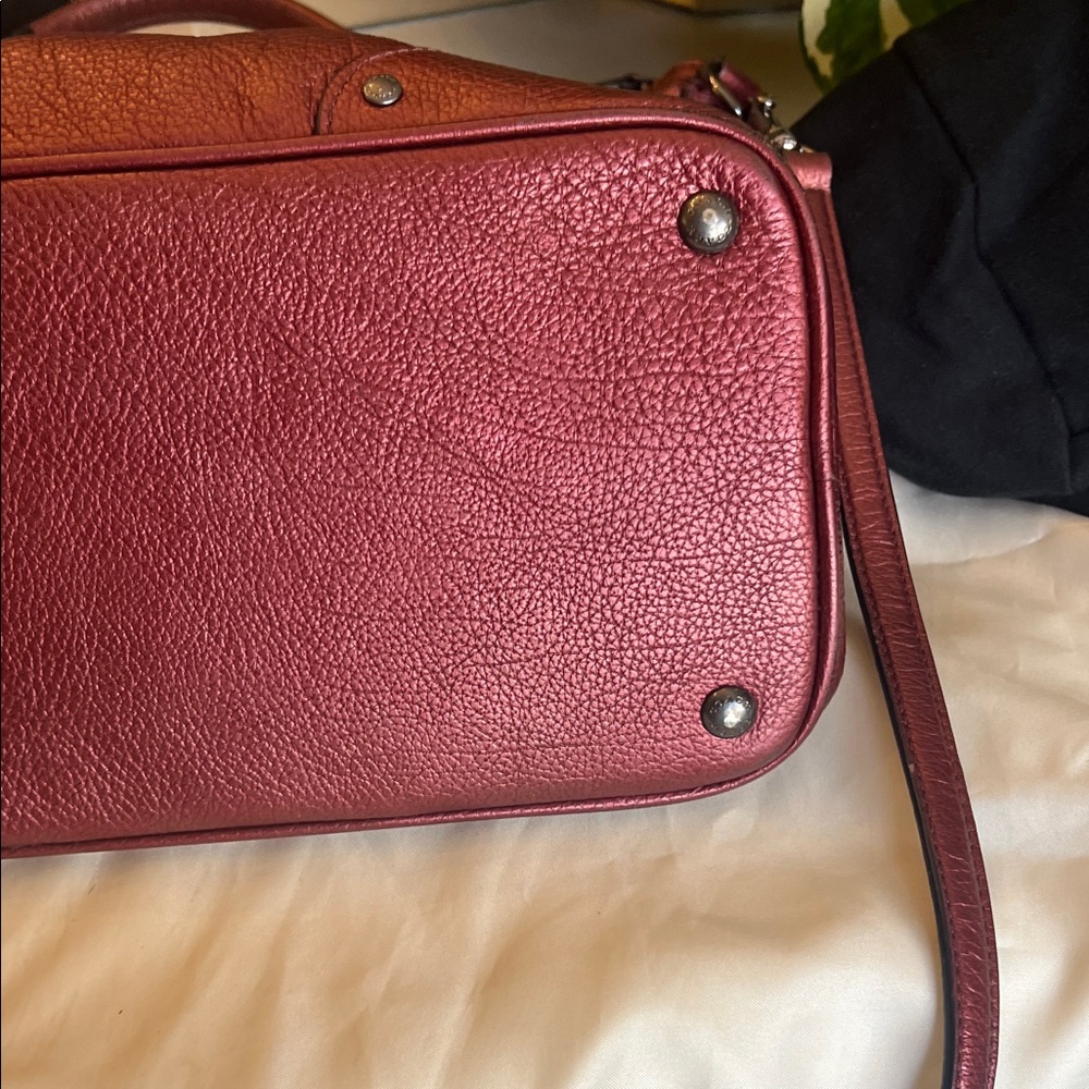 Coach Copper maroon Leather Tote - Picture 6 of 6